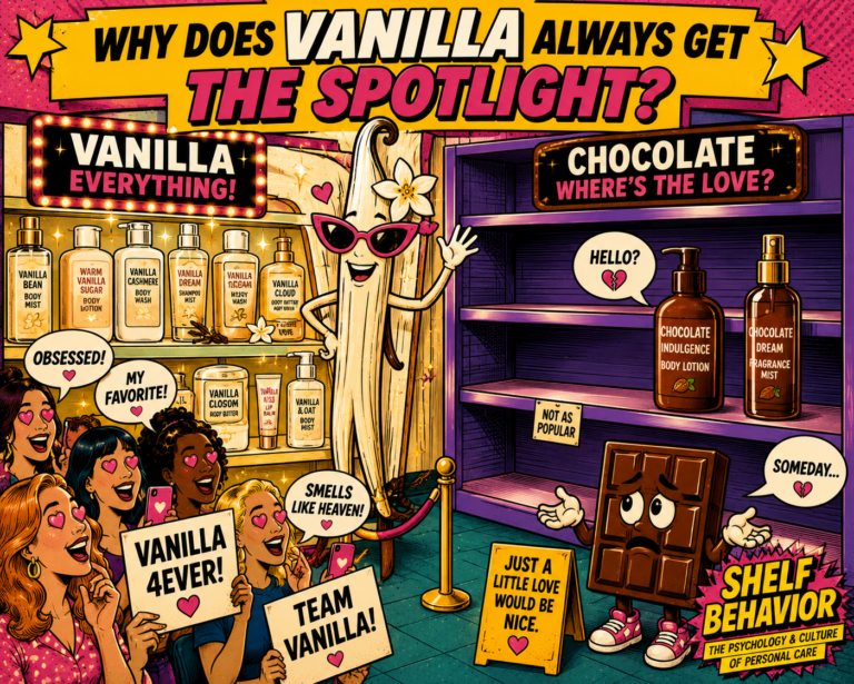 Why is vanilla so much more common than chocolate in personal care? Explore the psychology and culture behind beauty's favorite scent.