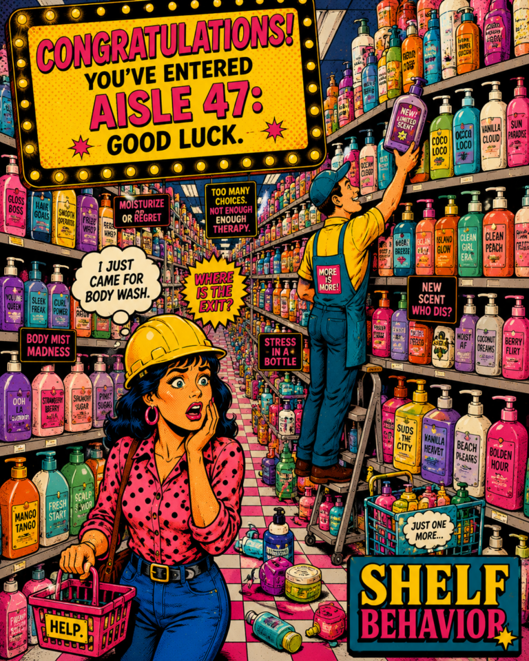 Find out why personal care aisles are so crammed with endless products. Learn about the effects of excessive choices.