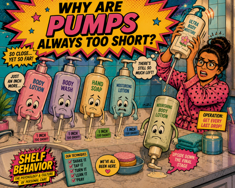 Why do pump bottles leave lotion behind? Explore the psychology and design behind one of personal care's most relatable frustrations.