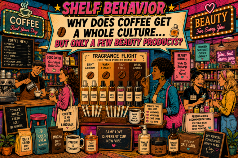 Explore how coffee in personal care could grow through fragrance, body care, cultural storytelling, packaging, and retail experiences.