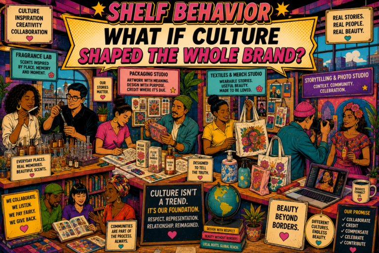 Explore how culture in beauty branding can shape products, packaging, retail, and community without becoming decoration.
