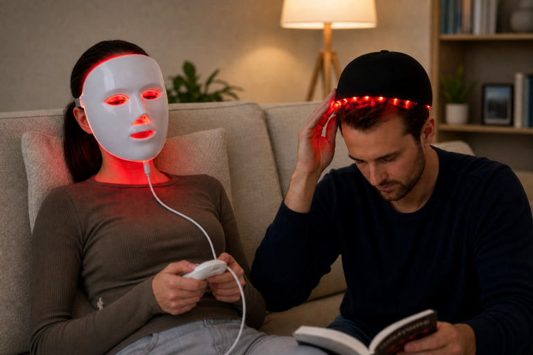 Do red light therapy masks work? Explore evidence on wrinkles, acne, eye safety, side effects, wavelengths, and choosing a device.